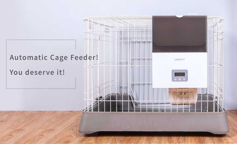 New Pet Automatic Feeder Dog Cat Feeding Machine Cage Hanging Timing Quantitative Automatic Feeding Cat Dog Food