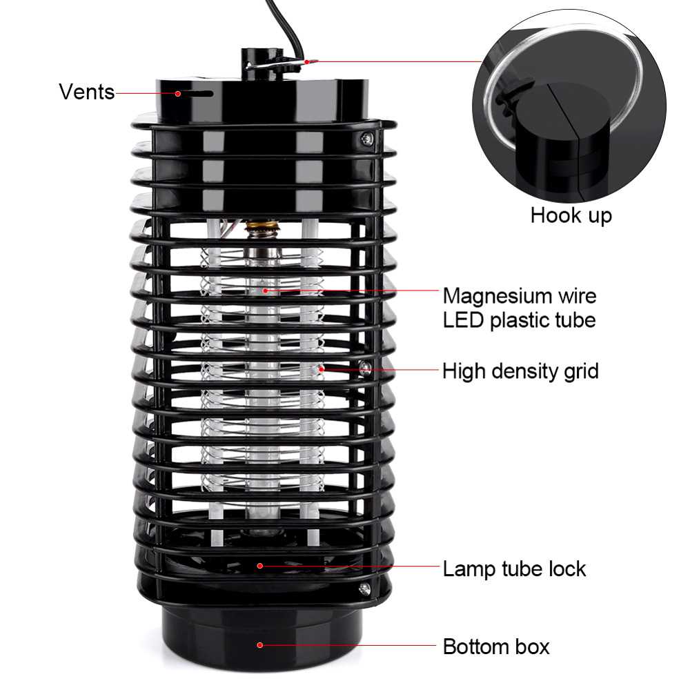 Electric Insect Lamp Mosquito Killer Led Light Catalyst Fly Catch Insect Trap Light Killer Mosquito Repellent