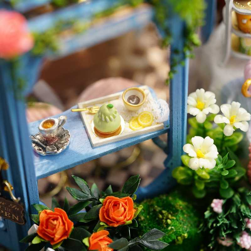 Building Model,Rose Garden,Tea House
