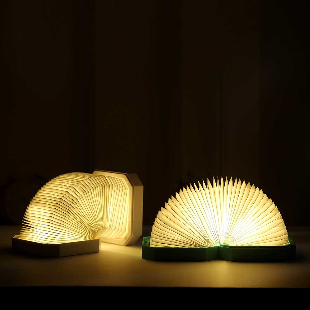 Accordion Bluetooth Speaker Book Light Multifunction Hanging Book LED Night Light Creative Gift Birthday Gift