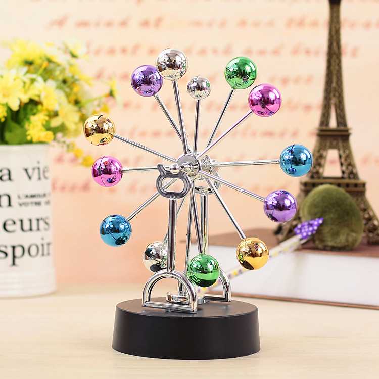 Color Motion Meter Track Permanent Motion Instrument Creative Physics Science Education Model Small Toy Electromagnetic