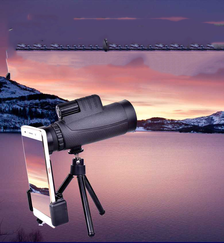 HD High-definition Dual-tuning Low-light Night Vision Outdoor Travel Photo Camera Triangle Bracket Monocular
