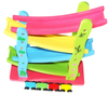Children's Wooden Glider Toy Environmentally Inertial Four-layer Glider Rail Car