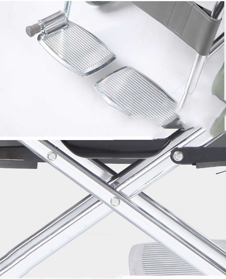 Aluminum Alloy Wheelchair Folding Light Belt Toilet Multifunction Elderly Portable Ultra Light Waterproof Bath Wheelchair