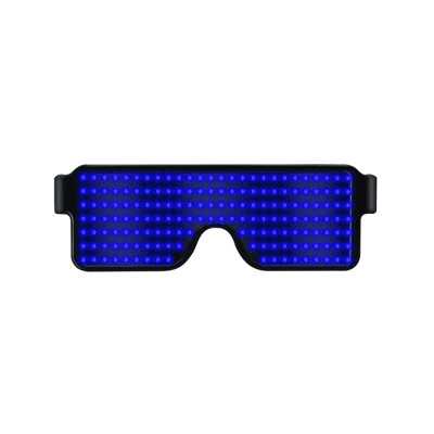 Glowing Glasses Led Holiday Blinds Glasses Flash Dynamic Map Atmosphere Cheering Props Creative Holiday Supplies