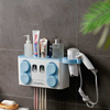 Bathroom Toothbrush Holder Home Multi-function Toilet Suction Wall Tooth Holder Creative Rack Automatic Extrusion Cream