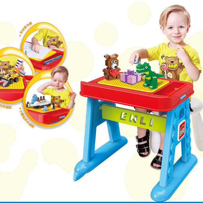 Enlightenment Blocks Fun Building Blocks Small Particles 3-6 Years Old Boys And Girls Children Assembled Spell Insert Model Educational Toys