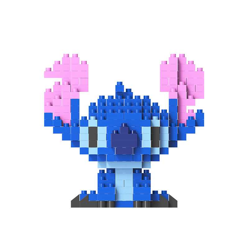 Tiny particle puzzle spell inserting building blocks toy Stitch
