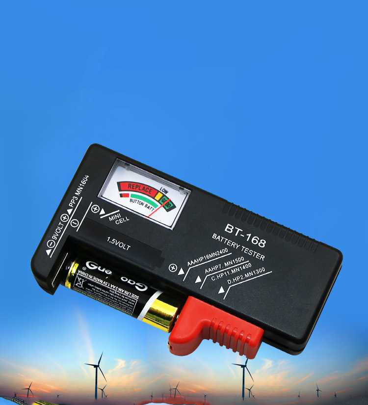 Pointer Type Digital Display Battery Tester BT-168 Battery Tester Multifunction Tester Card