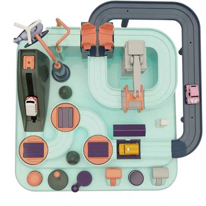 Toy Car Shaoguan Big Adventure Puzzle Children Intelligence Toy Track Inertia