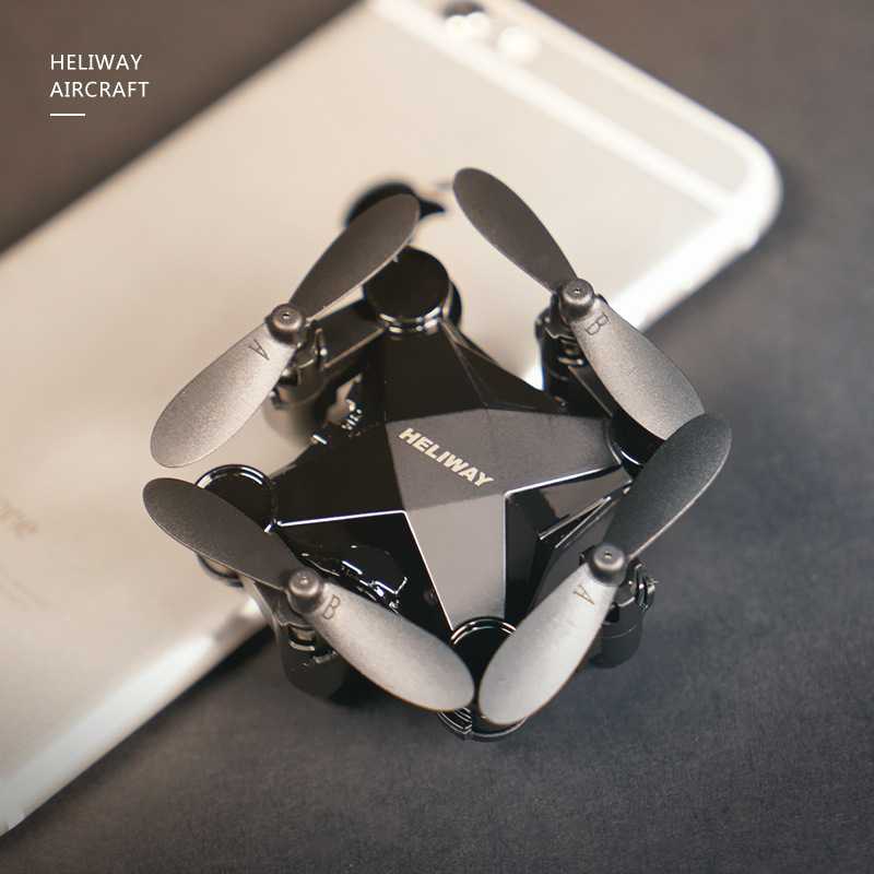 Remote Control Aircraft Mini Drone Mini Folding Four-axis Aircraft Aerial Boy Toy