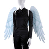 Halloween Unisex Oversized Black White Angel Wings