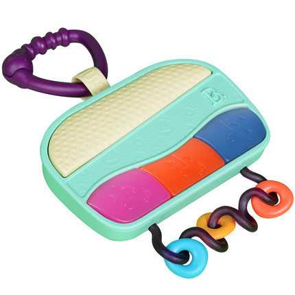 Children's radio toy bed bell car hanging soft rubber baby puzzle music toy