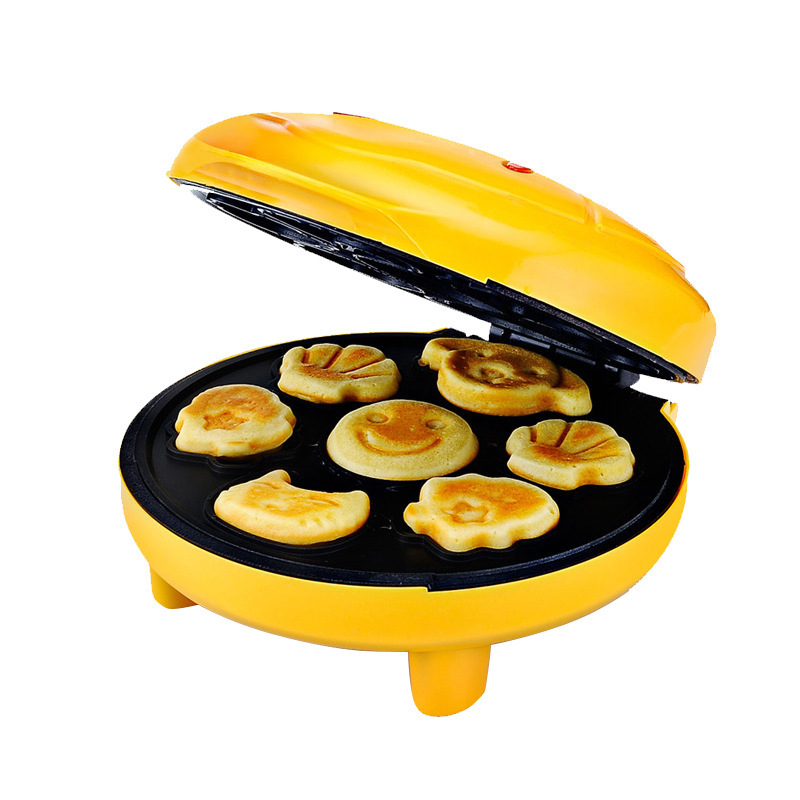 Cartoon Cake Machine Automatic Mini Egg Children's Bread Machine Double-sided Baking Breakfast Machine