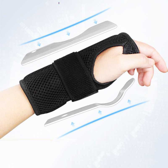 Wrist Joint Fixation Belt Breathable Wrist Sprain Fracture Fixation Sleeve Wrist Steel Plate Support Splint Protection Wrist