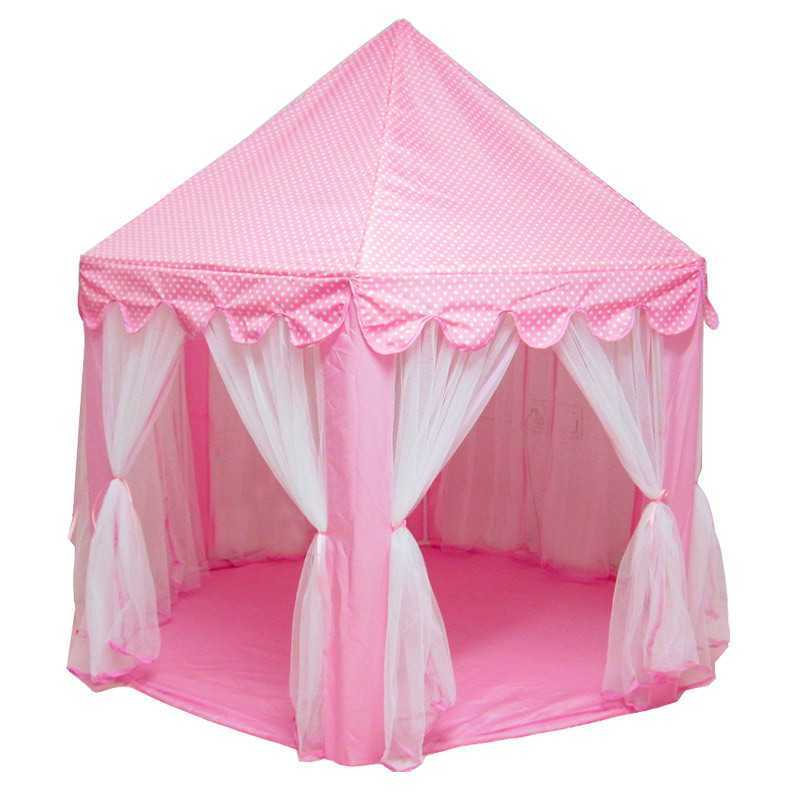 Hexagon Princess Castle Oversized Tulle Child Tent Game House Toy House Mosquito Net