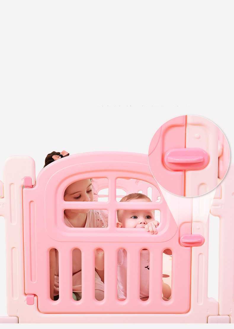 Game Fence Child Safety Fence Home Crawling Toddler Baby Indoor Fence Playground
