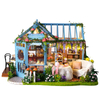 Building Model,Rose Garden,Tea House