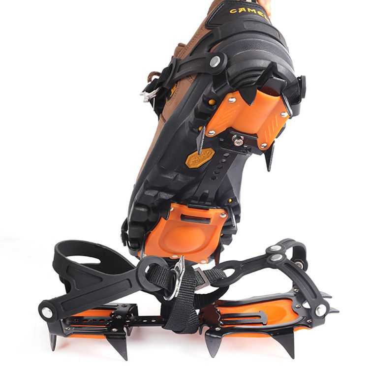 Ten-tooth Professional Ice Snow Skid Shoe Covers Outdoor Climbing Supplies 10 Tooth Crampons