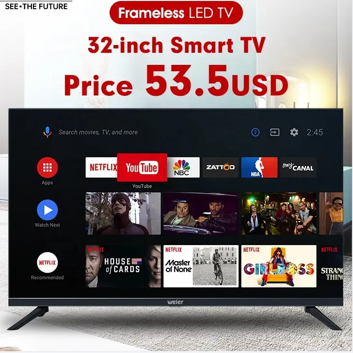 Manufacturer Smart Tv OEM UHD Screen Television Smart Curved TV