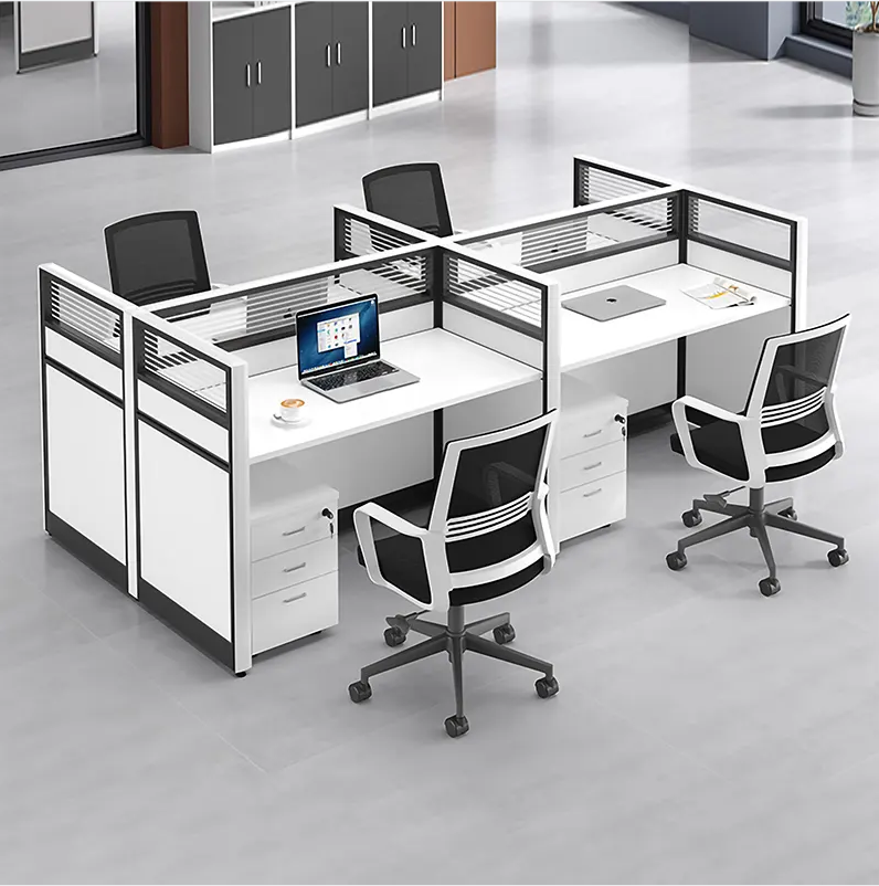 Modern Design Commercial Furniture Computer Workstation Office Staff Table Office Desk