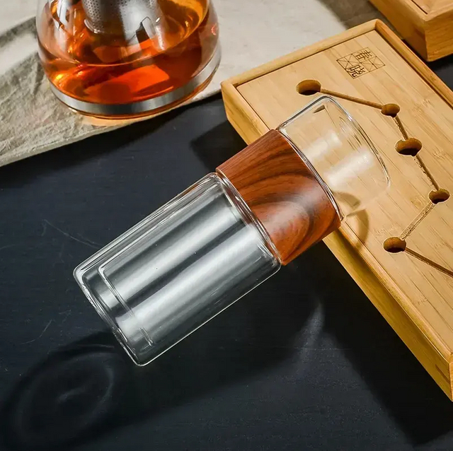 Double tumbler Tea Separation Cup