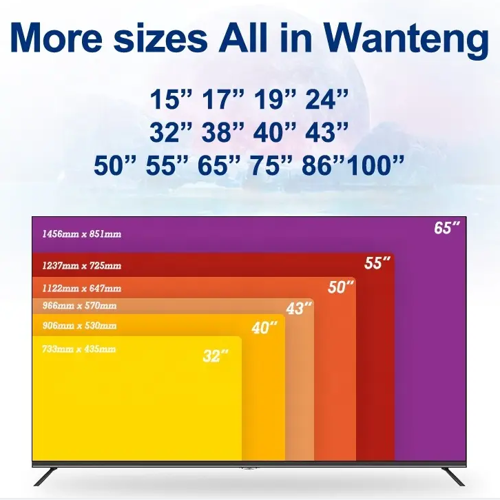 Manufacturer Smart Tv OEM UHD Screen Television Smart Curved TV