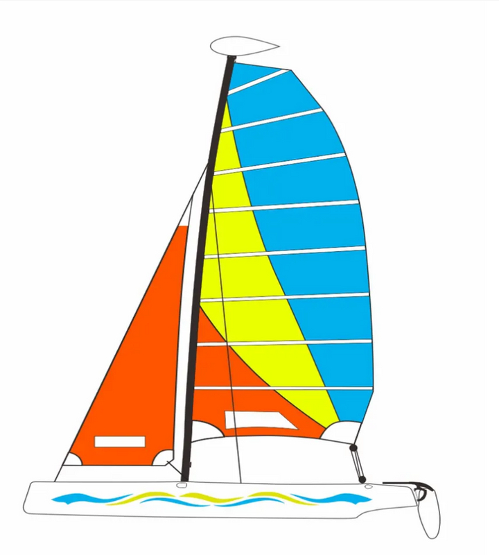 inflatable sailboat rib boat outdoor plastic hard boat Sailboat