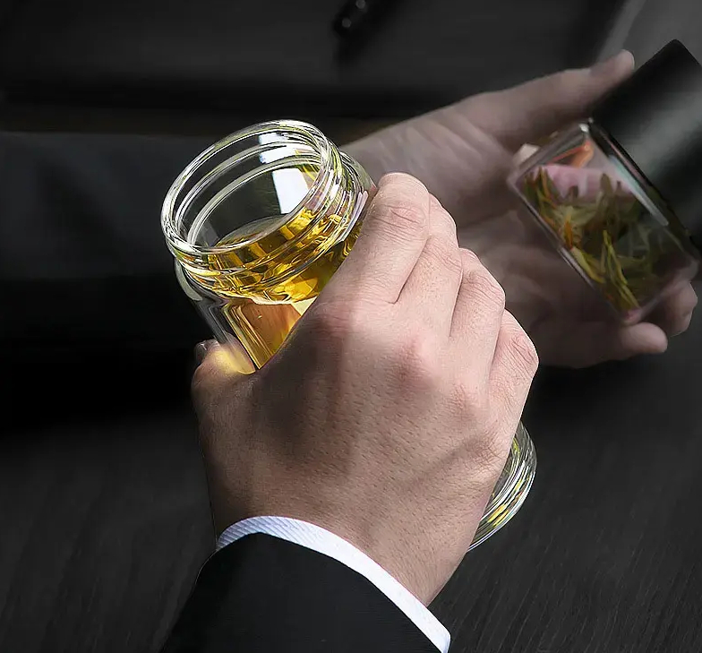 Double tumbler Tea Separation Cup