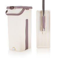 Self -Wash and Squeeze Dry Flat Mop & Bucket Kit