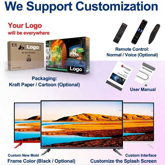 Manufacturer Smart Tv OEM UHD Screen Television Smart Curved TV