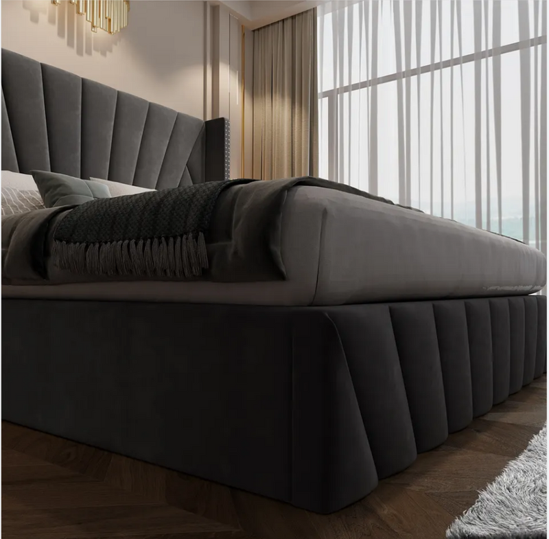 Home Furniture Bedroom Set Factory King Queen Size Bed Frame