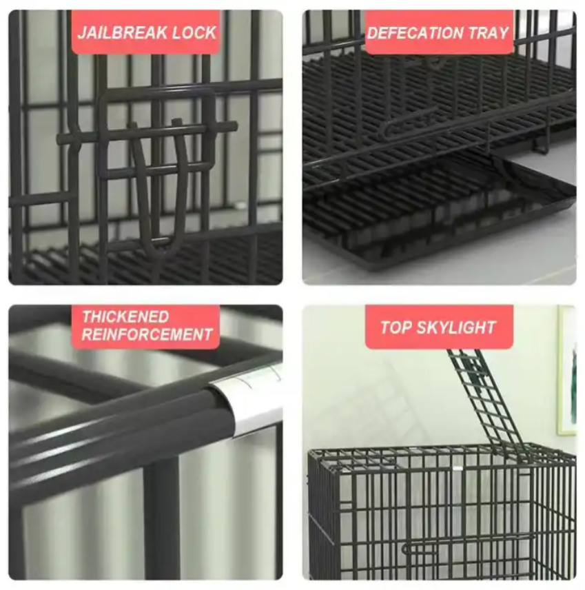 Factory Direct Supply Folding Dog Cage Dog Pet Cage