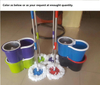 Portable 360 Spin Mop and Bucket Set with Wheels Mop