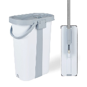 Self -Wash and Squeeze Dry Flat Mop & Bucket Kit